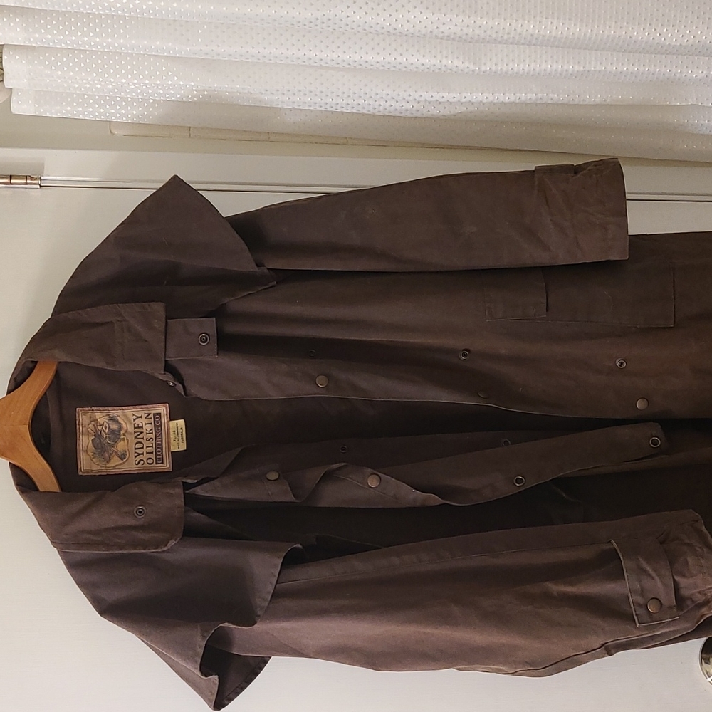 Oilskin Trench coat Brown